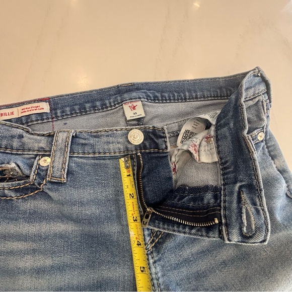 True Religion Billie Mid Rise Straight Jeans size 33 - Picture 9 of 11